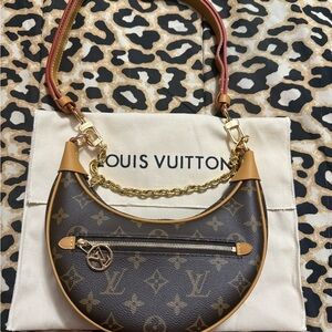 Louis Vuitton Brown and Gold Monogram Shoulder Bag